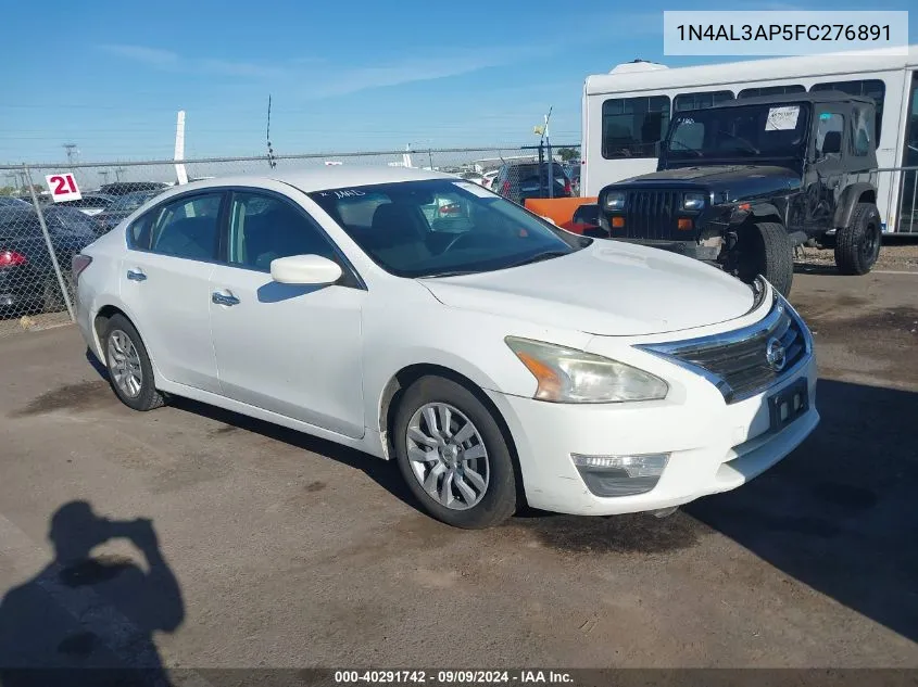 2015 Nissan Altima 2.5/2.5 S/2.5 Sl/2.5 Sv VIN: 1N4AL3AP5FC276891 Lot: 40291742