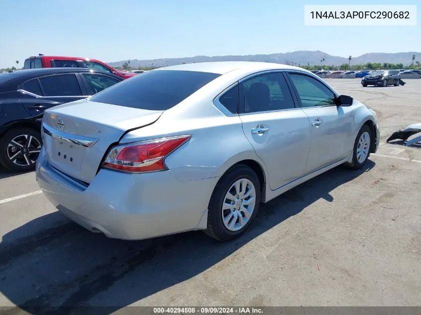 2015 Nissan Altima 2.5 S VIN: 1N4AL3AP0FC290682 Lot: 40294508