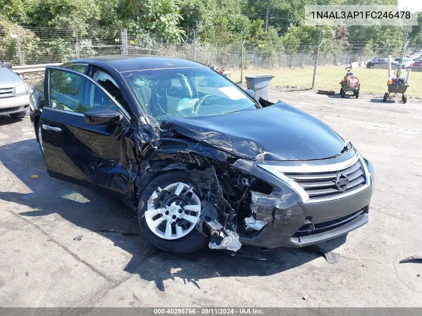 2015 Nissan Altima 2.5 S VIN: 1N4AL3AP1FC246478 Lot: 40295766