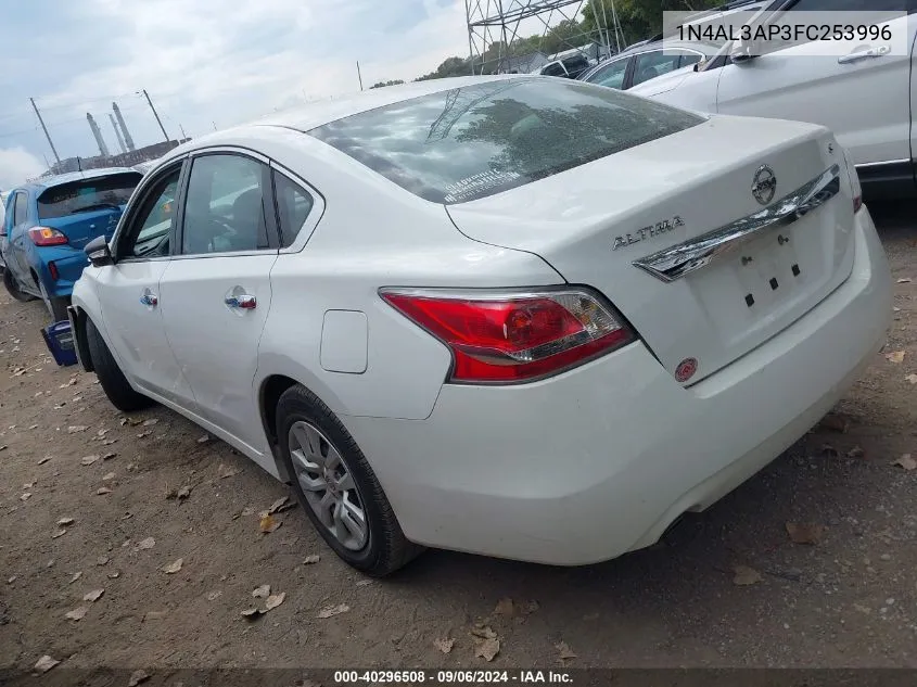 2015 Nissan Altima 2.5/2.5 S/2.5 Sl/2.5 Sv VIN: 1N4AL3AP3FC253996 Lot: 40296508