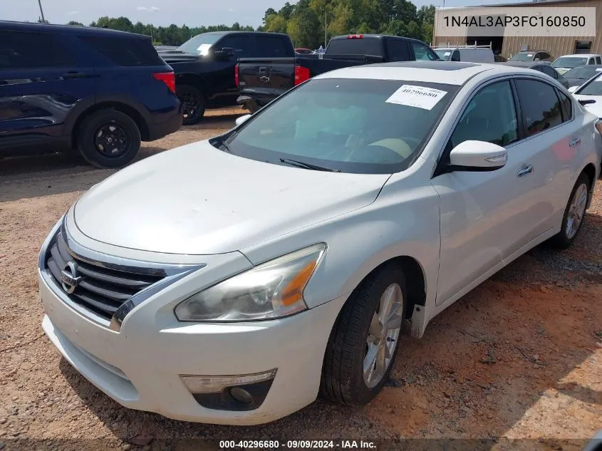 2015 Nissan Altima 2.5 Sl VIN: 1N4AL3AP3FC160850 Lot: 40296680