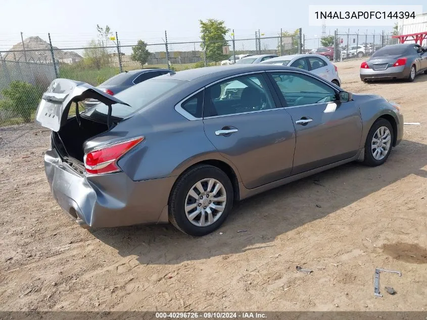 1N4AL3AP0FC144394 2015 Nissan Altima 2.5 S