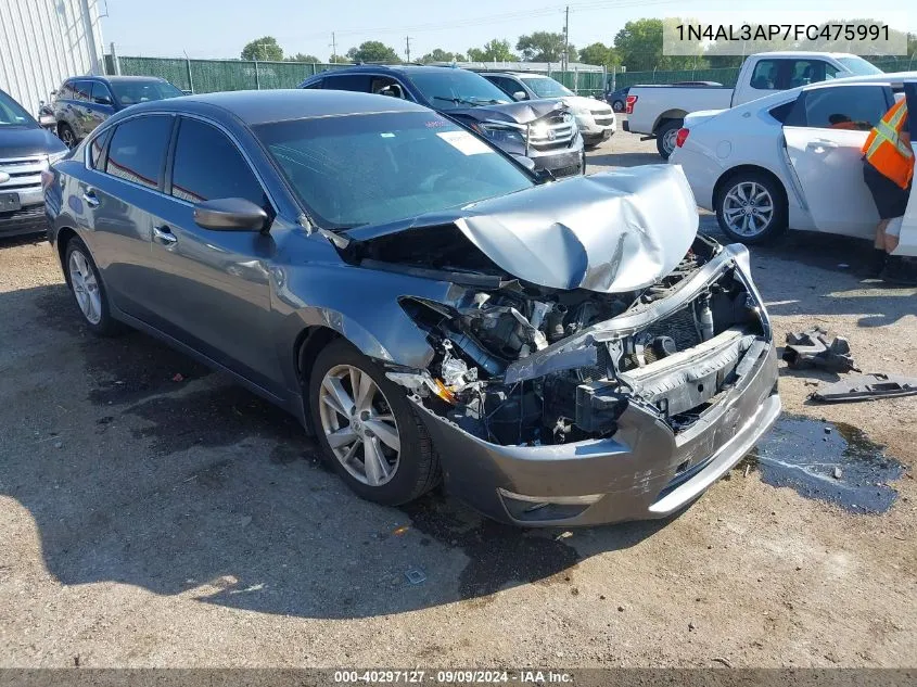 2015 Nissan Altima 2.5 Sv VIN: 1N4AL3AP7FC475991 Lot: 40297127