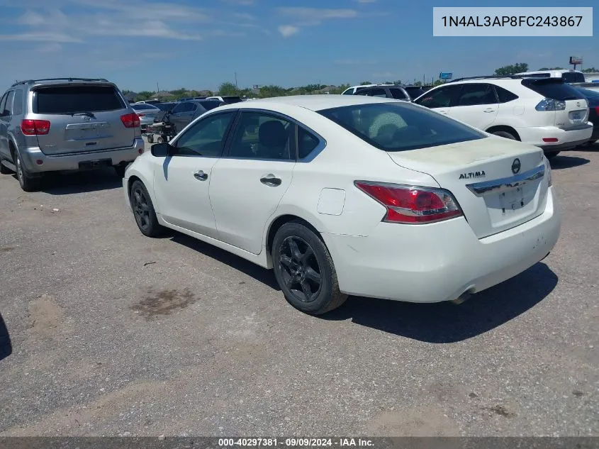 1N4AL3AP8FC243867 2015 Nissan Altima 2.5/2.5 S/2.5 Sl/2.5 Sv