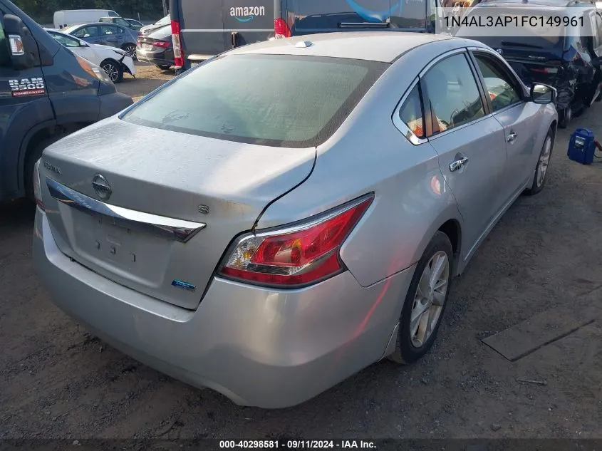 2015 Nissan Altima 2.5 Sv VIN: 1N4AL3AP1FC149961 Lot: 40298581