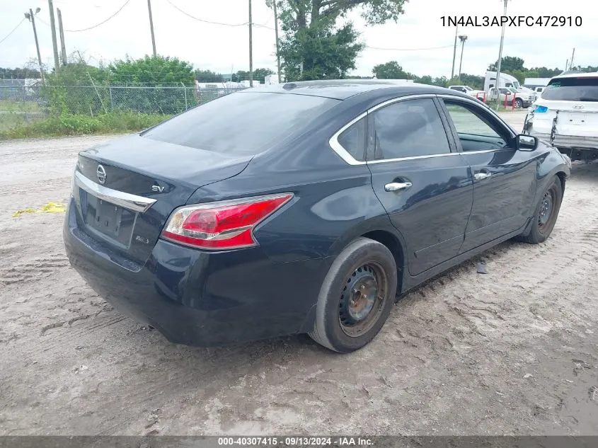 1N4AL3APXFC472910 2015 Nissan Altima 2.5 Sv