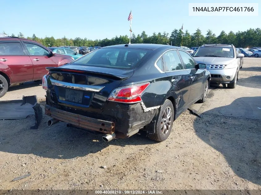 2015 Nissan Altima 2.5 S VIN: 1N4AL3AP7FC461766 Lot: 40308218