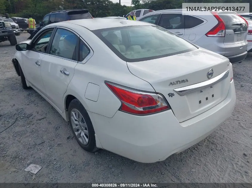 2015 Nissan Altima 2.5/S/Sv/Sl VIN: 1N4AL3AP2FC413477 Lot: 40308826