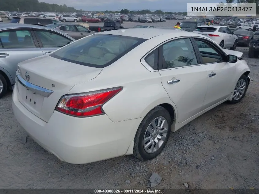 2015 Nissan Altima 2.5/S/Sv/Sl VIN: 1N4AL3AP2FC413477 Lot: 40308826