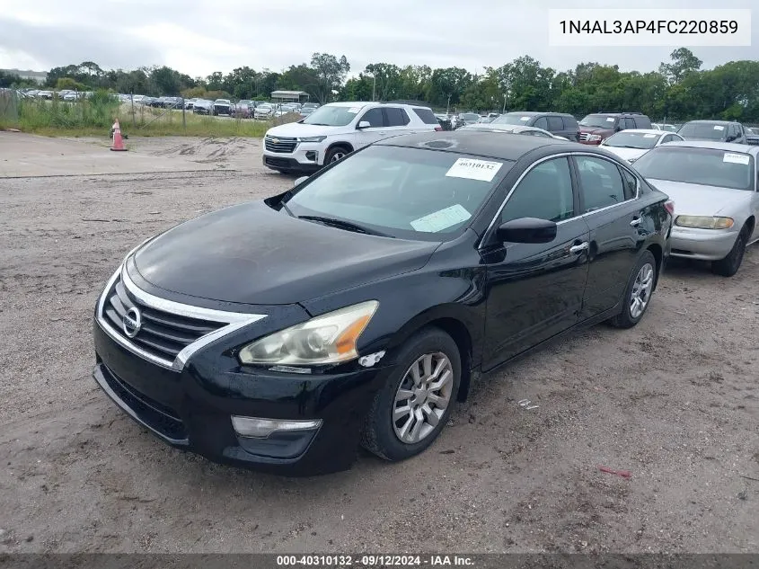 2015 Nissan Altima 2.5 S VIN: 1N4AL3AP4FC220859 Lot: 40310132