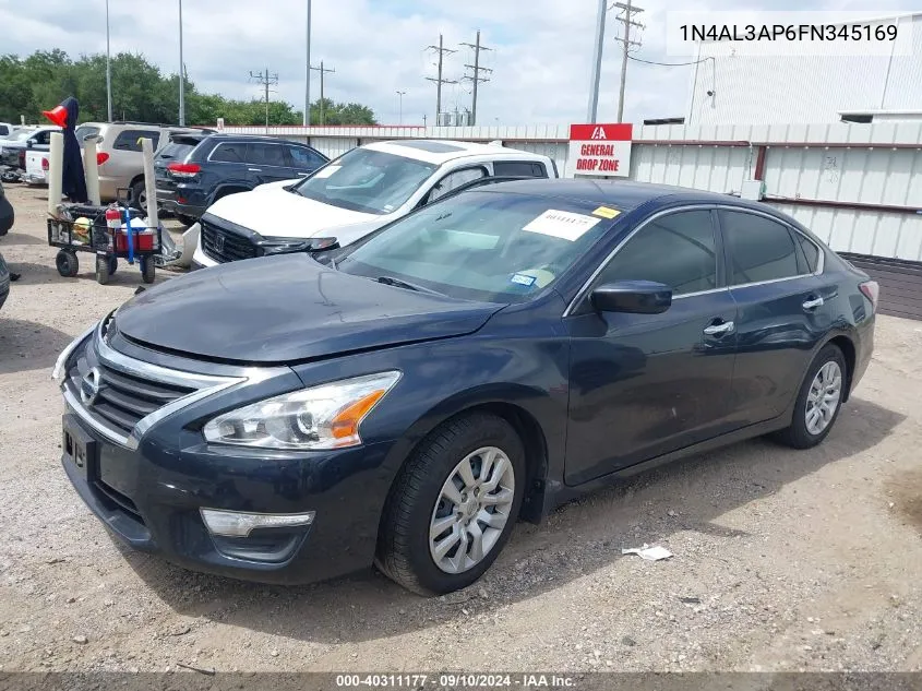 2015 Nissan Altima 2.5/S/Sv/Sl VIN: 1N4AL3AP6FN345169 Lot: 40311177