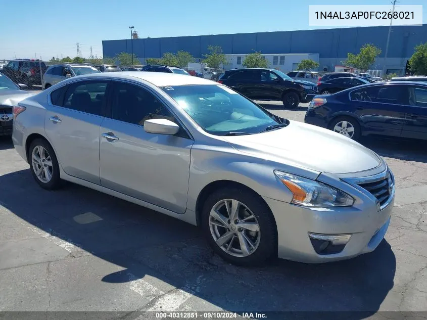 2015 Nissan Altima 2.5 Sv VIN: 1N4AL3AP0FC268021 Lot: 40312851