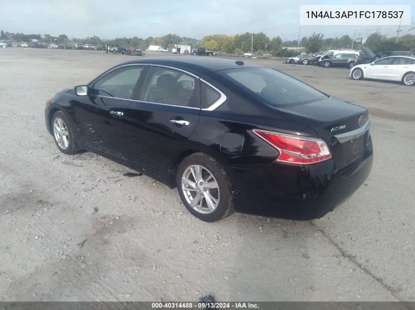 2015 Nissan Altima 2.5/S/Sv/Sl VIN: 1N4AL3AP1FC178537 Lot: 40314488