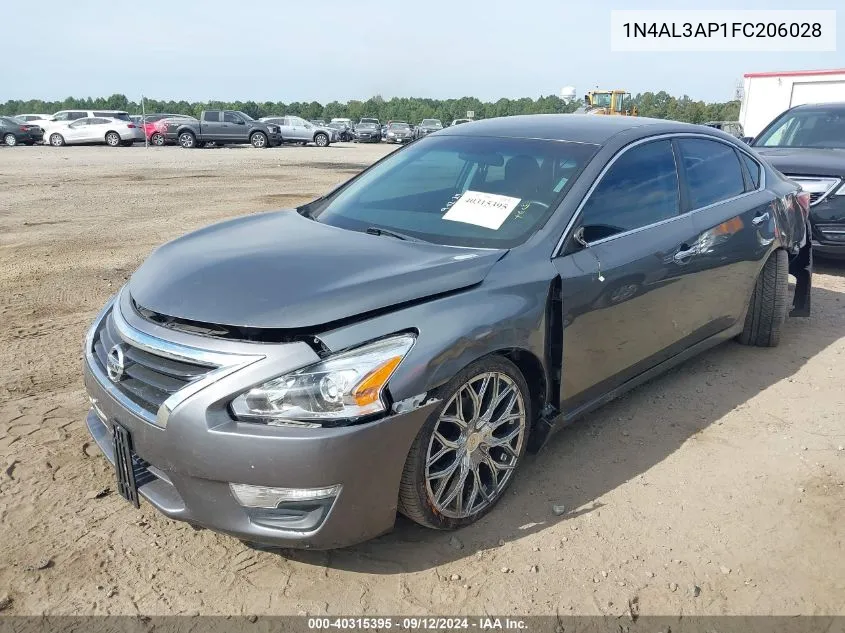 1N4AL3AP1FC206028 2015 Nissan Altima 2.5/S/Sv/Sl