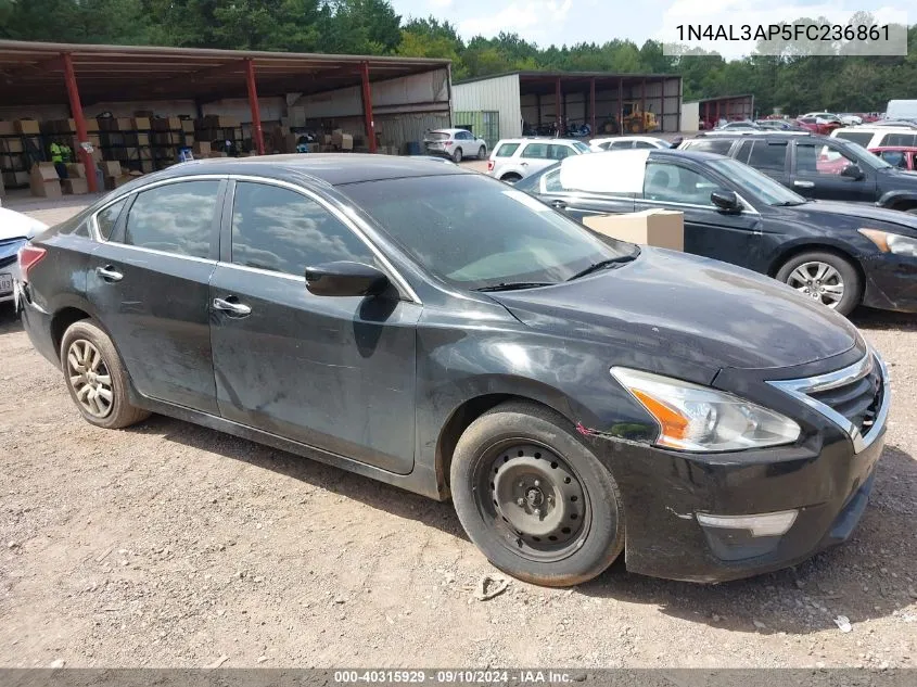 2015 Nissan Altima 2.5/2.5 S/2.5 Sl/2.5 Sv VIN: 1N4AL3AP5FC236861 Lot: 40315929