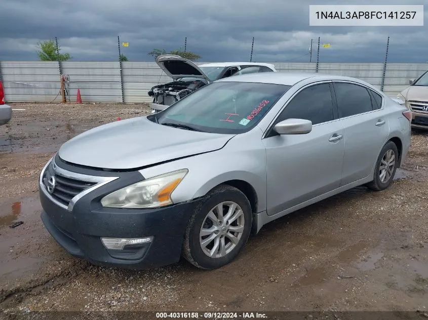 2015 Nissan Altima 2.5 S VIN: 1N4AL3AP8FC141257 Lot: 40316158