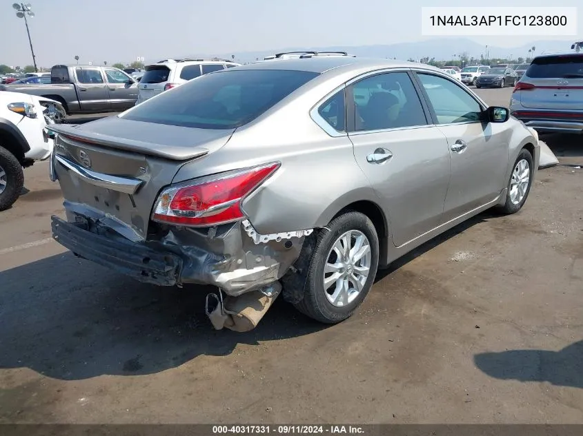 1N4AL3AP1FC123800 2015 Nissan Altima 2.5 S