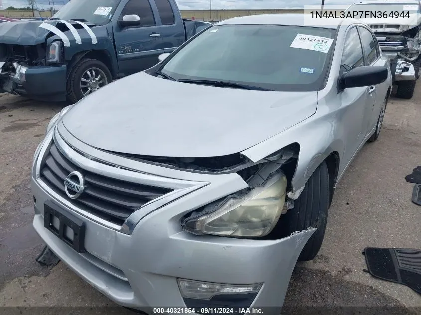 1N4AL3AP7FN364944 2015 Nissan Altima 2.5 S