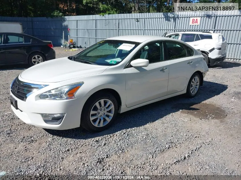 2015 Nissan Altima 2.5 S VIN: 1N4AL3AP3FN318897 Lot: 40323006