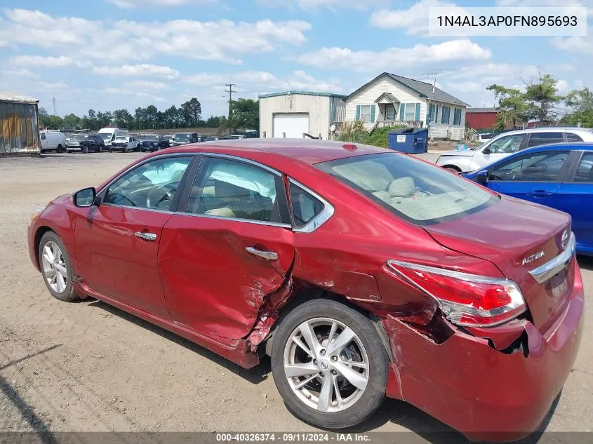 2015 Nissan Altima 2.5 Sl VIN: 1N4AL3AP0FN895693 Lot: 40326374