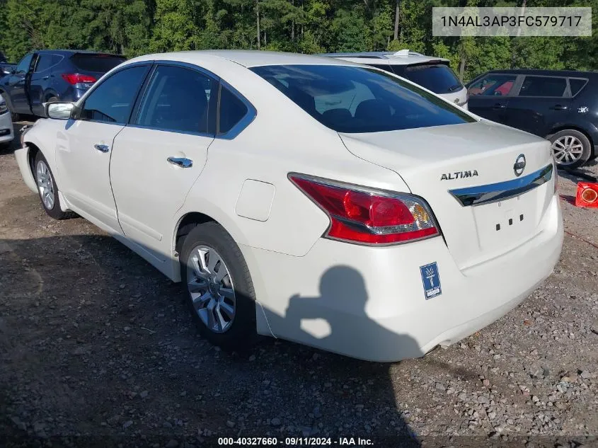 2015 Nissan Altima 2.5 S VIN: 1N4AL3AP3FC579717 Lot: 40327660