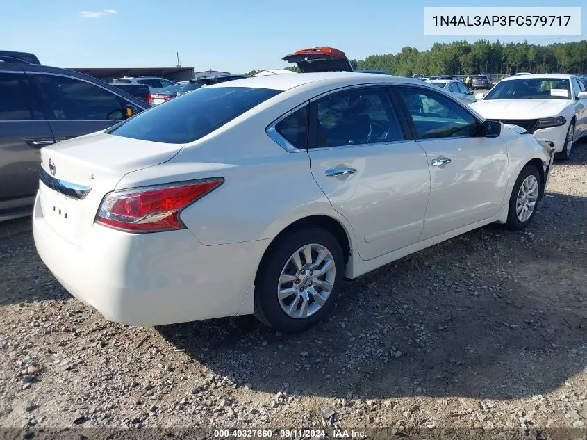 2015 Nissan Altima 2.5 S VIN: 1N4AL3AP3FC579717 Lot: 40327660