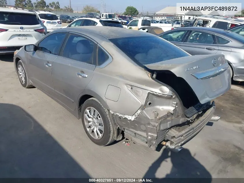 2015 Nissan Altima 2.5 S VIN: 1N4AL3AP3FC489872 Lot: 40327851