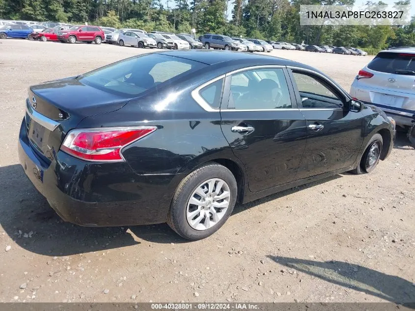 2015 Nissan Altima 2.5/2.5 S/2.5 Sl/2.5 Sv VIN: 1N4AL3AP8FC263827 Lot: 40328801