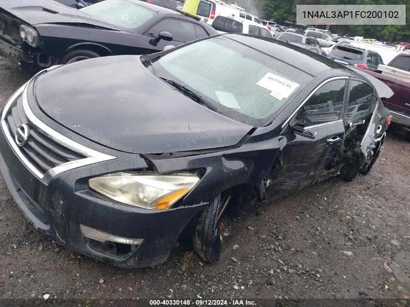 1N4AL3AP1FC200102 2015 Nissan Altima 2.5 S