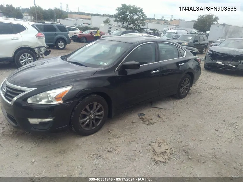 1N4AL3AP8FN903538 2015 Nissan Altima 2.5/S/Sv/Sl