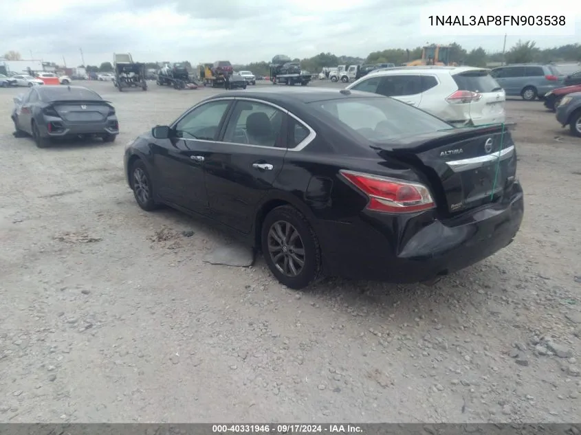 1N4AL3AP8FN903538 2015 Nissan Altima 2.5/S/Sv/Sl