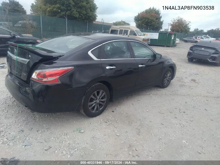 1N4AL3AP8FN903538 2015 Nissan Altima 2.5/S/Sv/Sl