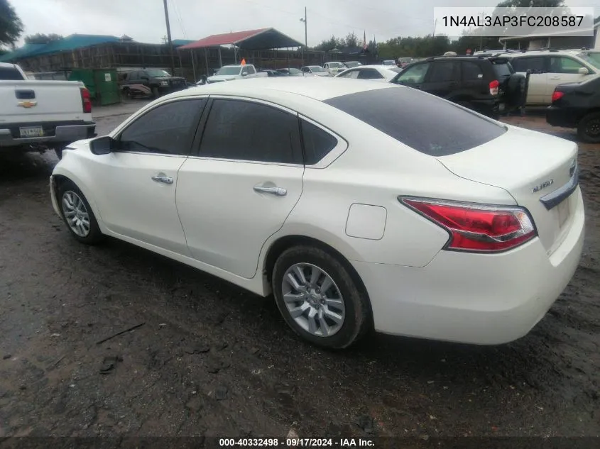 1N4AL3AP3FC208587 2015 Nissan Altima 2.5 S