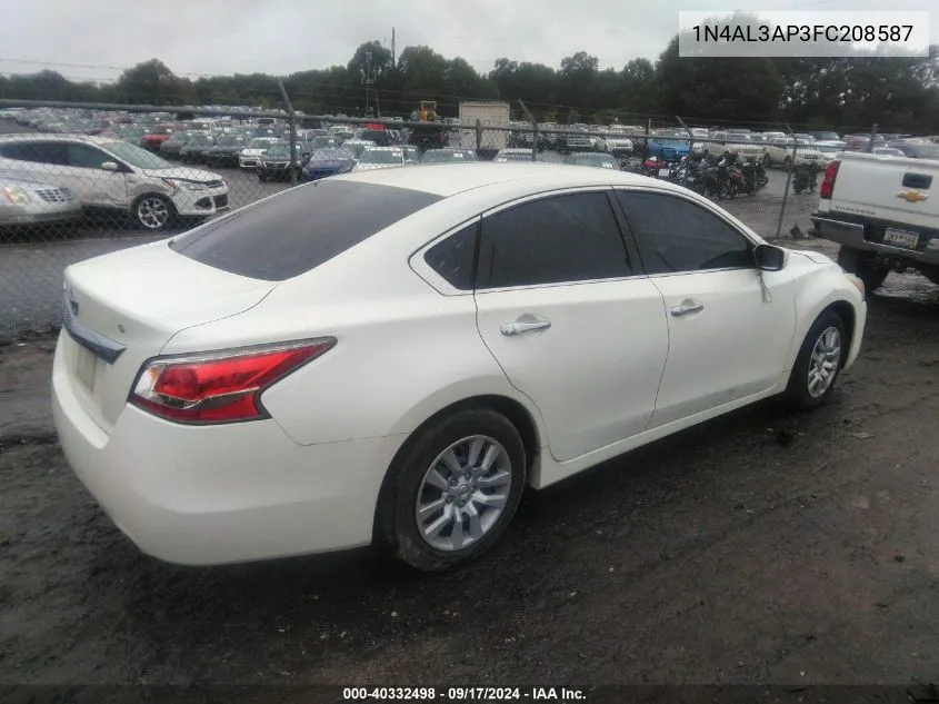 1N4AL3AP3FC208587 2015 Nissan Altima 2.5 S