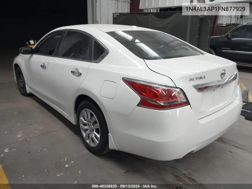 1N4AL3AP1FN877929 2015 Nissan Altima 2.5/S/Sv/Sl