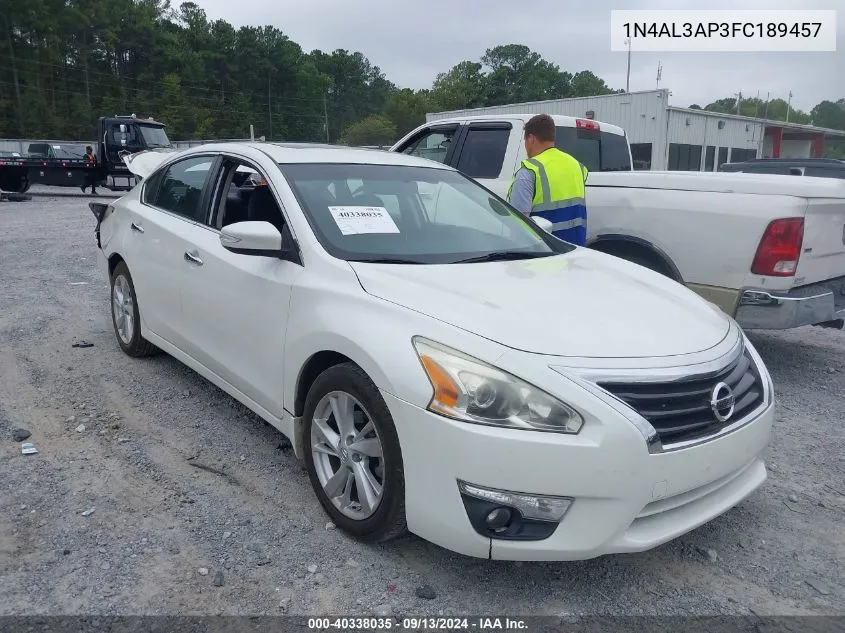 2015 Nissan Altima 2.5 Sv VIN: 1N4AL3AP3FC189457 Lot: 40338035