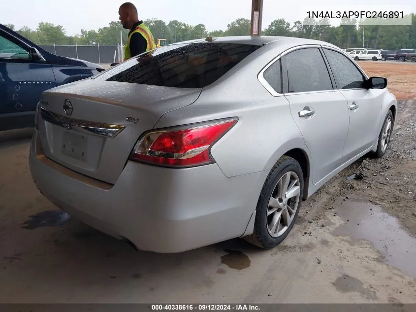 2015 Nissan Altima 2.5 Sv VIN: 1N4AL3AP9FC246891 Lot: 40338616