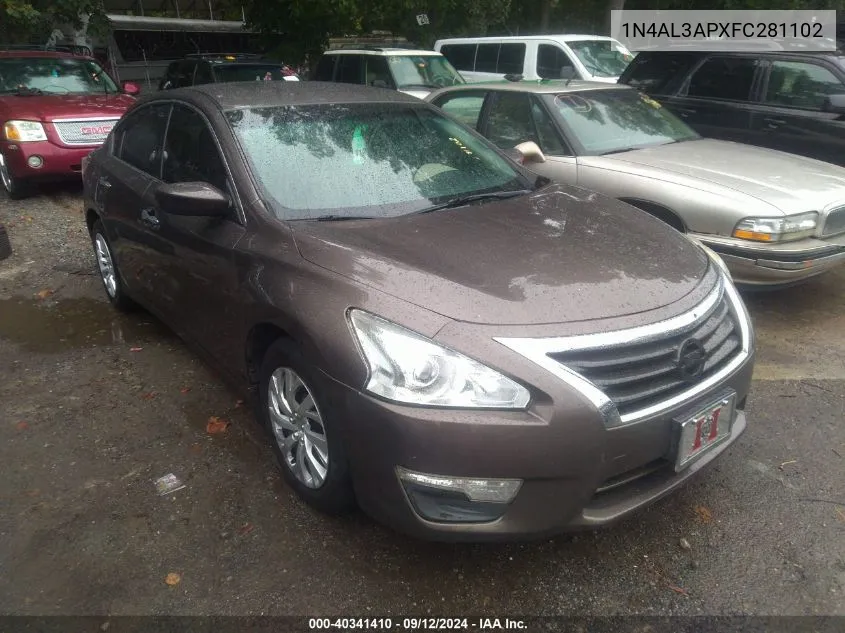 1N4AL3APXFC281102 2015 Nissan Altima 2.5 S