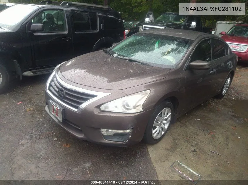 1N4AL3APXFC281102 2015 Nissan Altima 2.5 S