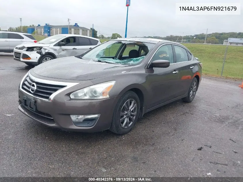 2015 Nissan Altima 2.5/S/Sv/Sl VIN: 1N4AL3AP6FN921679 Lot: 40342376