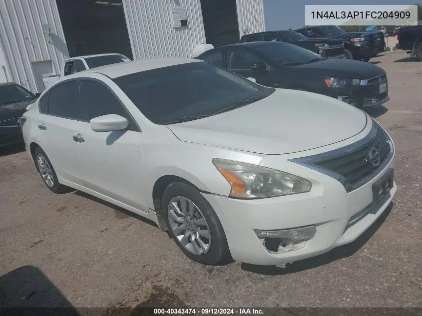 2015 Nissan Altima 2.5 S VIN: 1N4AL3AP1FC204909 Lot: 40343474