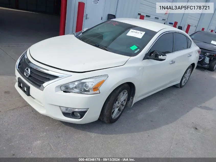 1N4AL3AP5FC178721 2015 Nissan Altima 2.5/S/Sv/Sl