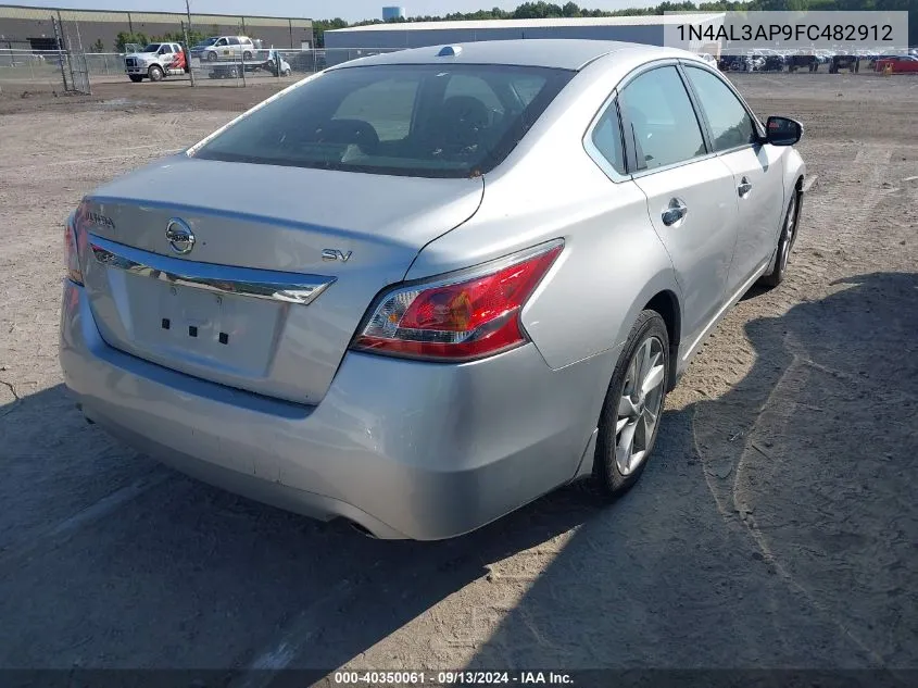 2015 Nissan Altima 2.5 Sv VIN: 1N4AL3AP9FC482912 Lot: 40350061