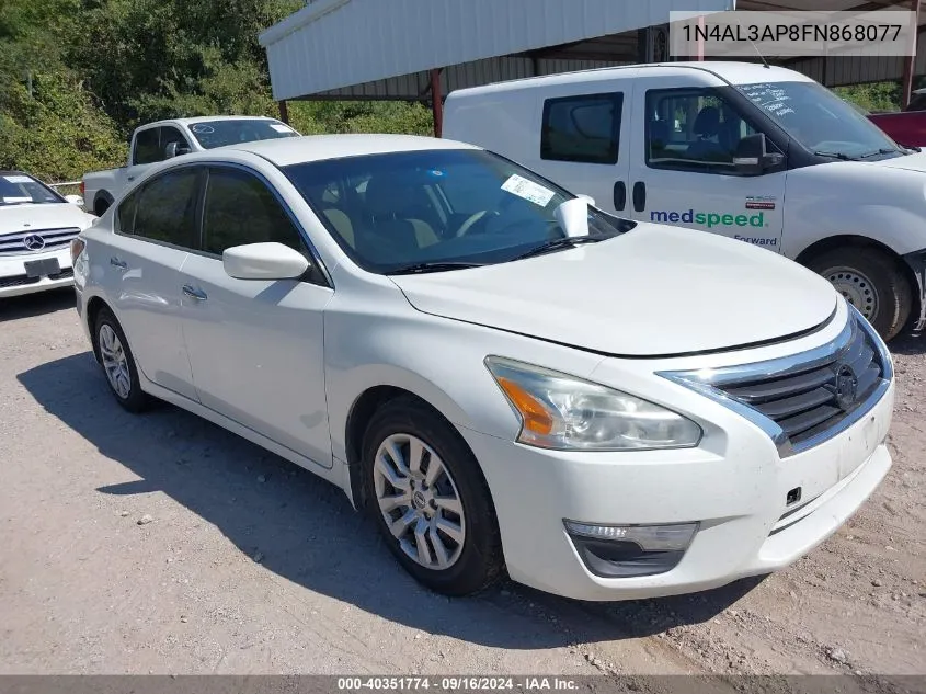 2015 Nissan Altima 2.5 S VIN: 1N4AL3AP8FN868077 Lot: 40351774