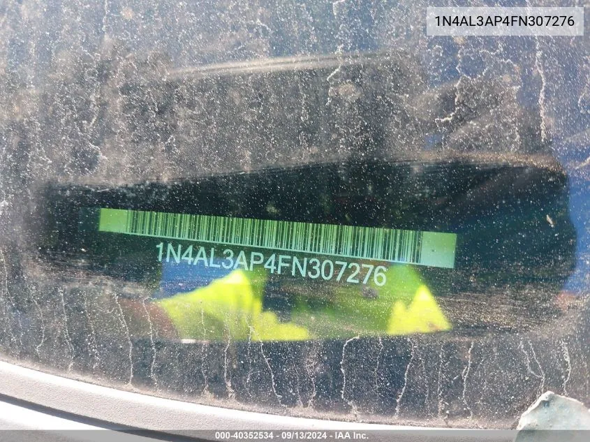 1N4AL3AP4FN307276 2015 Nissan Altima 2.5 S