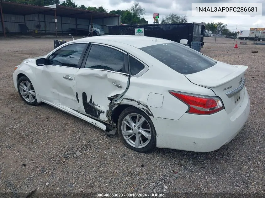 1N4AL3AP0FC286681 2015 Nissan Altima 2.5 Sv