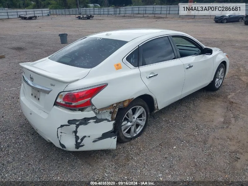 1N4AL3AP0FC286681 2015 Nissan Altima 2.5 Sv