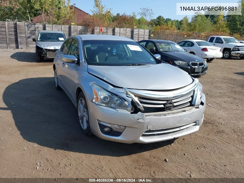 1N4AL3AP6FC496881 2015 Nissan Altima 2.5 Sv