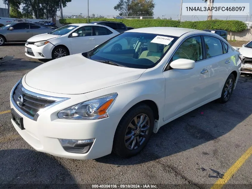 2015 Nissan Altima 2.5 S VIN: 1N4AL3AP3FC468097 Lot: 40356106