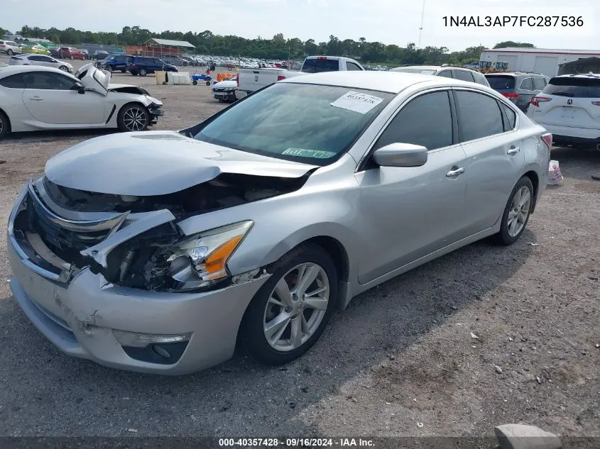 2015 Nissan Altima 2.5 Sv VIN: 1N4AL3AP7FC287536 Lot: 40357428